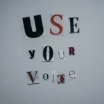 Nutze deine Stimme